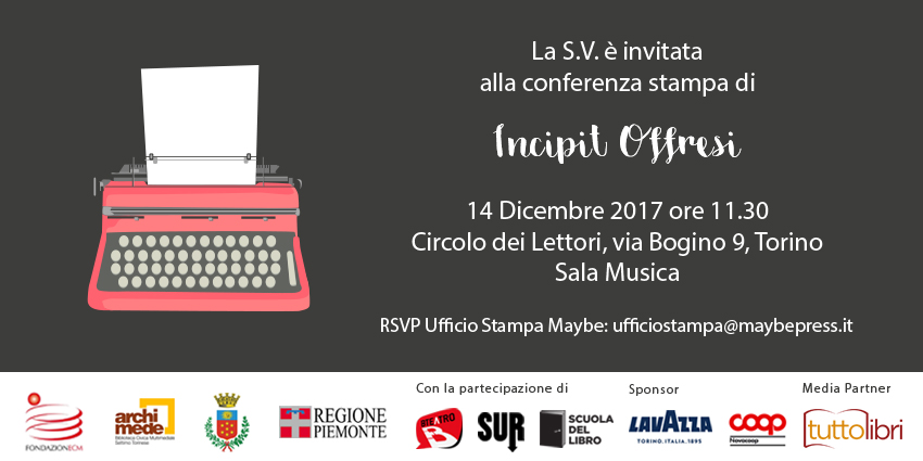 Conferenza stampa Incipit Offresi 3^ edizione