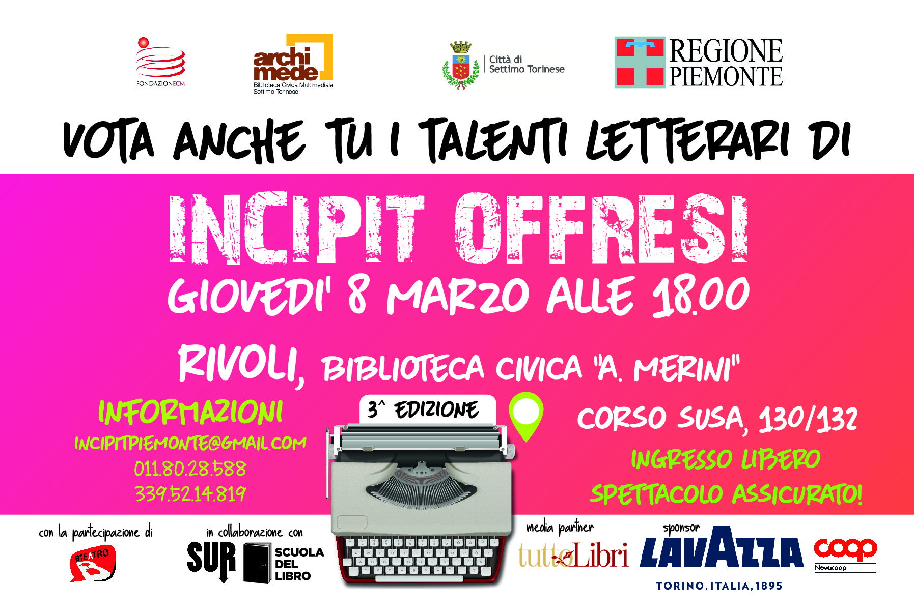 Incipit @ Rivoli