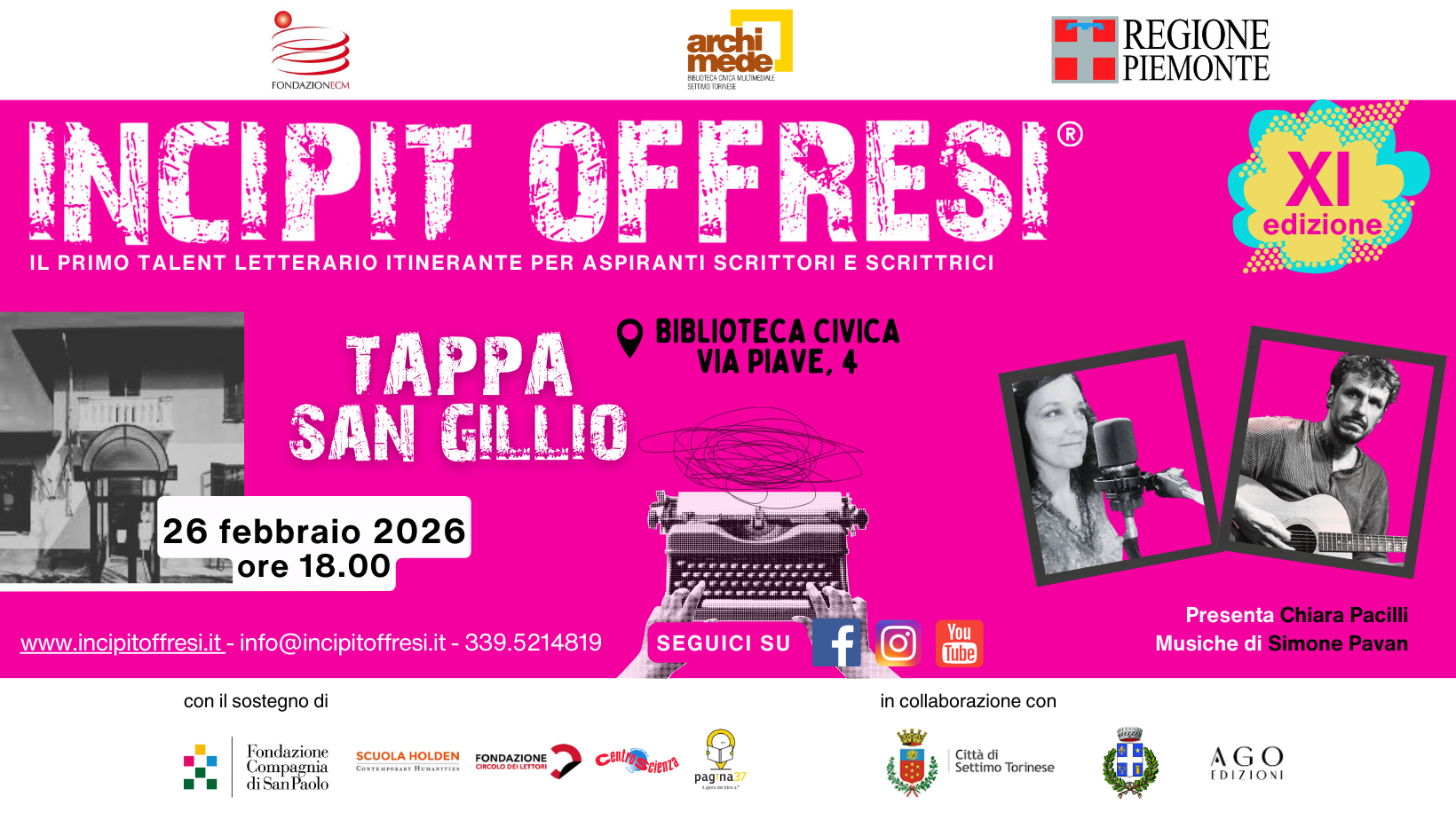 Tappa Incipit SAN GILLIO