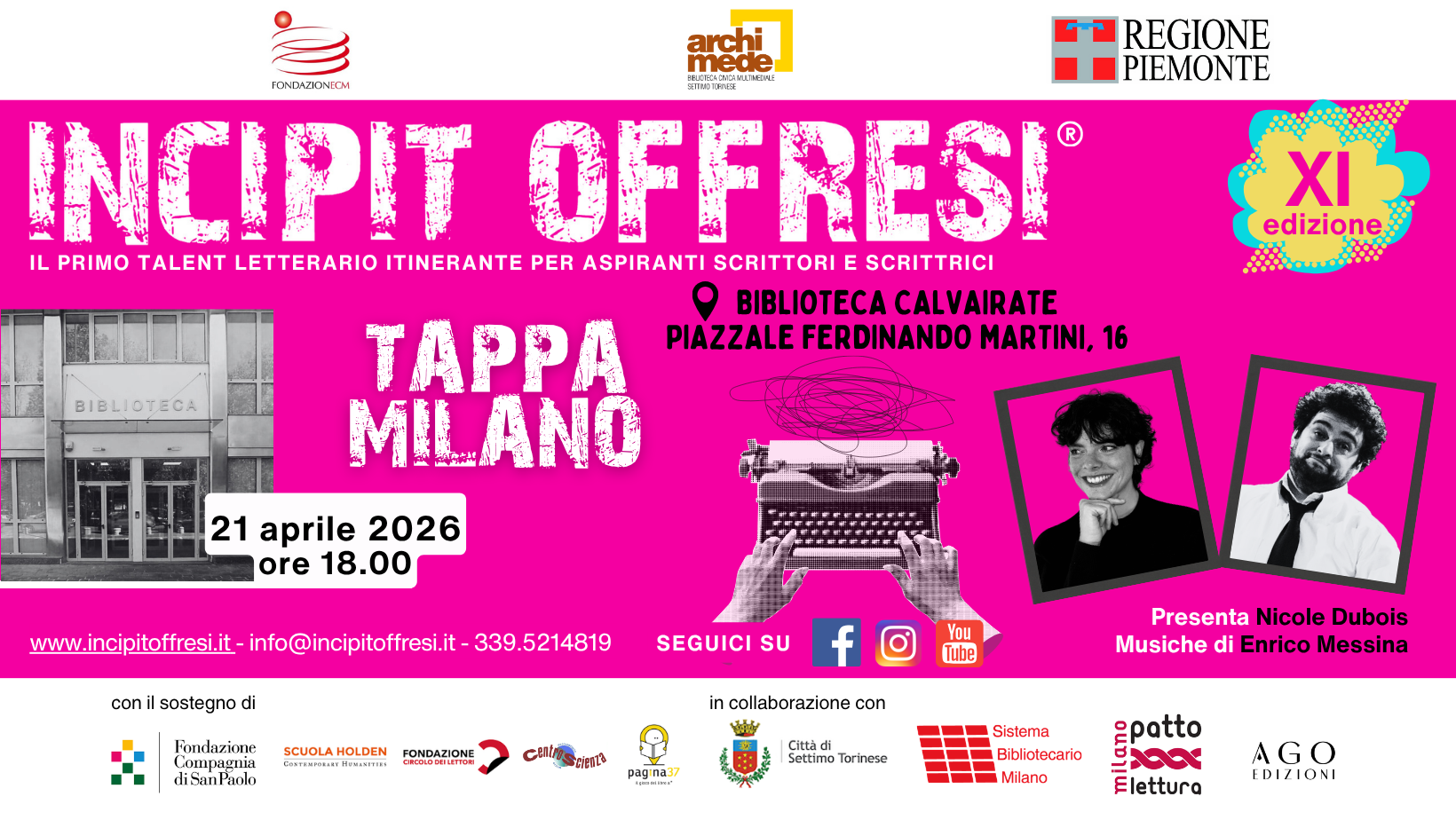 Tappa Incipit Milano Calvairate