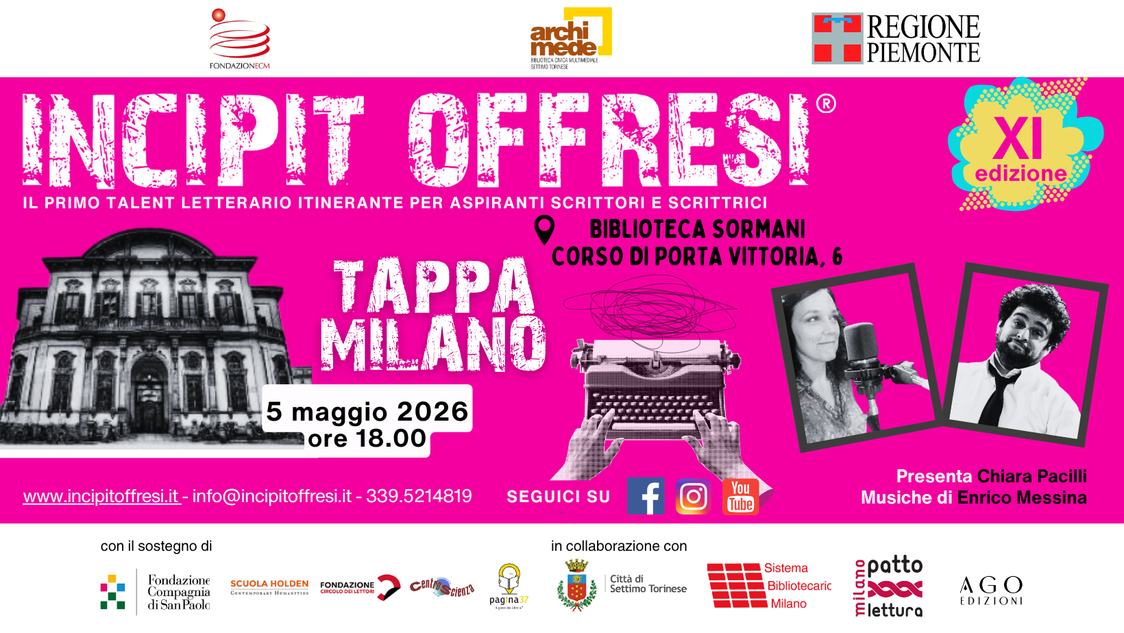 Tappa Incipit Milano Sormani